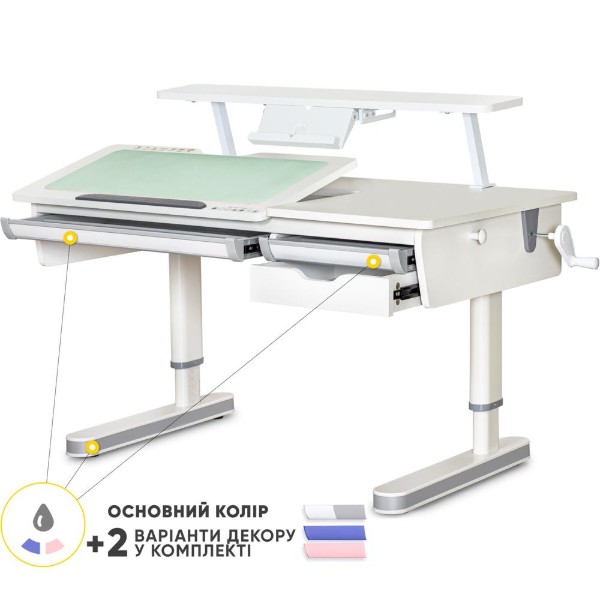 Фото - Парта школьная Mealux Montreal 2 WG S-50 (BD-670-2 WG + S 50 WG)